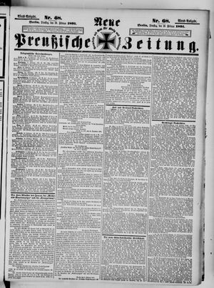 Neue preußische Zeitung vom 10.02.1891