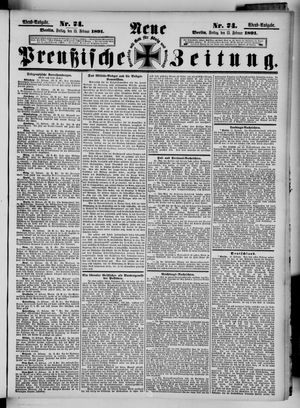 Neue preußische Zeitung vom 13.02.1891