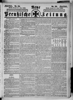 Neue preußische Zeitung vom 14.02.1891
