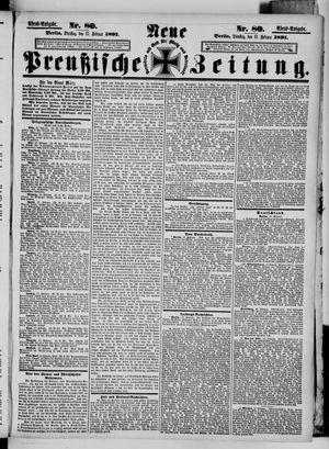 Neue preußische Zeitung vom 17.02.1891