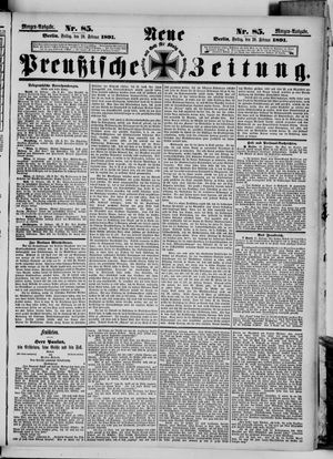 Neue preußische Zeitung vom 20.02.1891