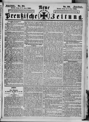 Neue preußische Zeitung vom 24.02.1891