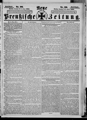 Neue preußische Zeitung vom 26.02.1891