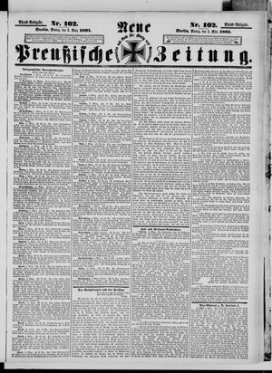 Neue preußische Zeitung vom 02.03.1891