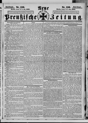 Neue preußische Zeitung vom 10.03.1891