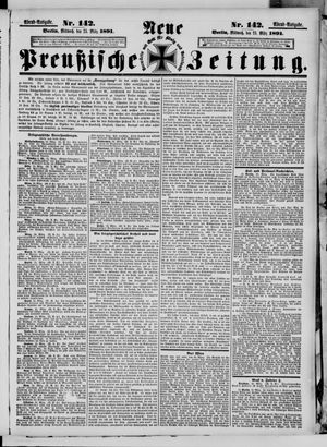 Neue preußische Zeitung vom 25.03.1891