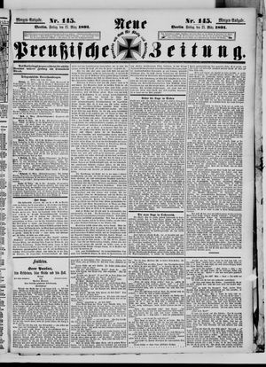 Neue preußische Zeitung vom 27.03.1891