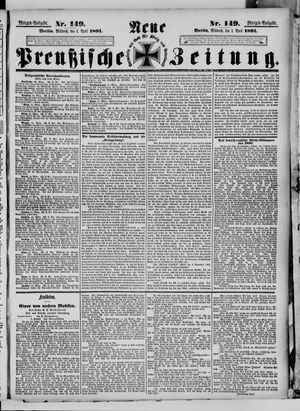 Neue preußische Zeitung vom 01.04.1891