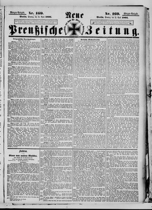 Neue preußische Zeitung vom 12.04.1891