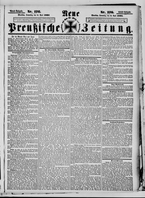 Neue preußische Zeitung vom 16.04.1891
