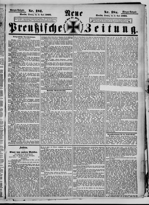 Neue preußische Zeitung vom 19.04.1891