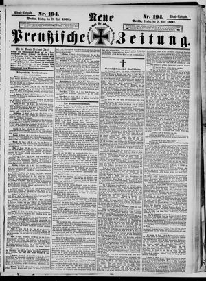 Neue preußische Zeitung vom 28.04.1891