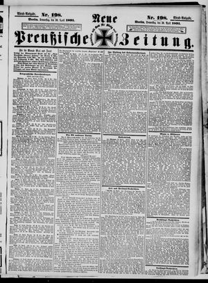 Neue preußische Zeitung vom 30.04.1891