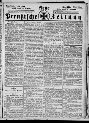 Neue preußische Zeitung vom 09.05.1891