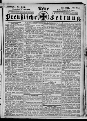 Neue preußische Zeitung vom 11.05.1891
