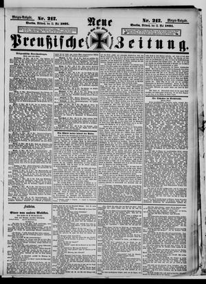 Neue preußische Zeitung vom 13.05.1891