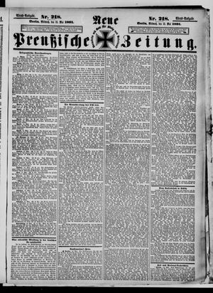 Neue preußische Zeitung vom 13.05.1891
