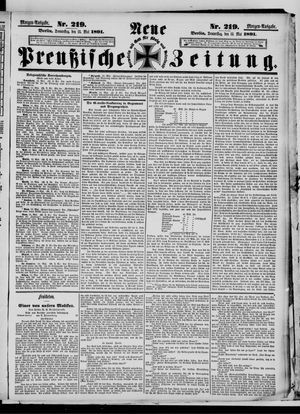 Neue preußische Zeitung vom 14.05.1891