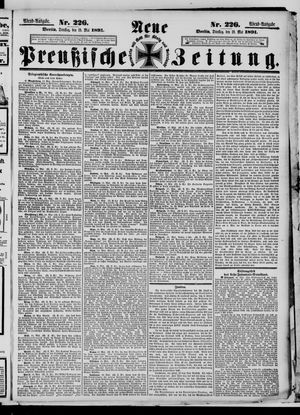 Neue preußische Zeitung vom 19.05.1891