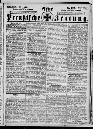 Neue preußische Zeitung vom 20.05.1891