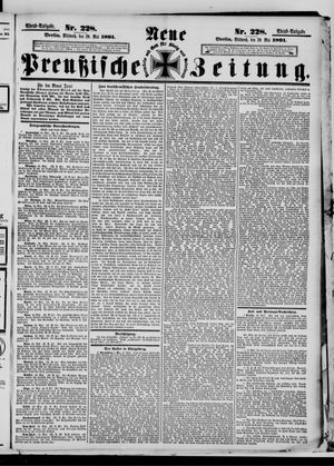 Neue preußische Zeitung vom 20.05.1891
