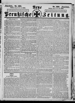 Neue preußische Zeitung vom 22.05.1891
