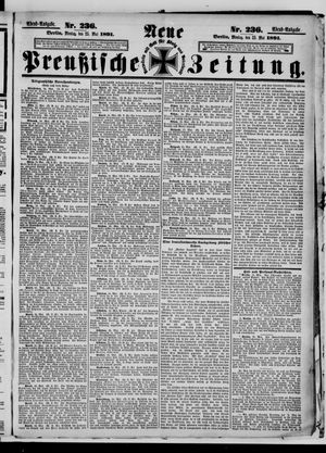 Neue preußische Zeitung vom 25.05.1891