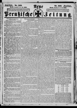 Neue preußische Zeitung vom 28.05.1891