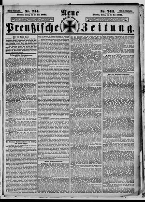 Neue preußische Zeitung vom 29.05.1891