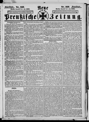 Neue preußische Zeitung vom 06.06.1891