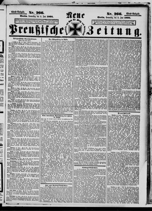 Neue preußische Zeitung vom 11.06.1891