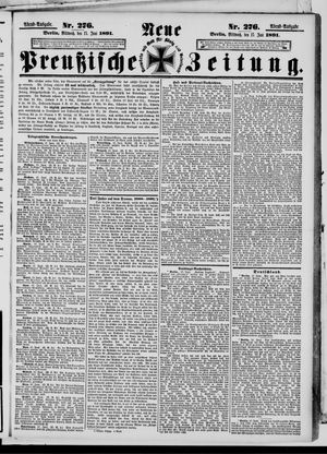 Neue preußische Zeitung vom 17.06.1891