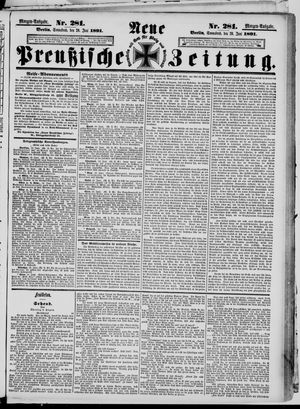 Neue preußische Zeitung vom 20.06.1891