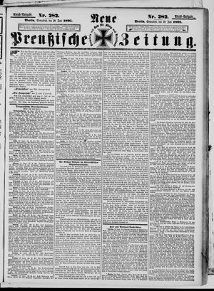 Neue preußische Zeitung vom 20.06.1891