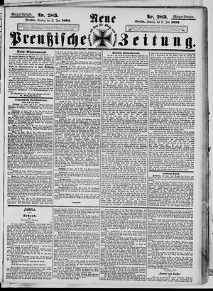 Neue preußische Zeitung vom 21.06.1891