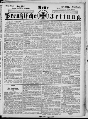 Neue preußische Zeitung vom 26.06.1891