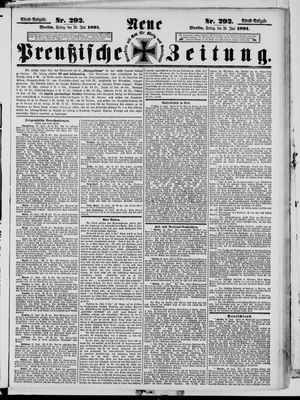 Neue preußische Zeitung vom 26.06.1891