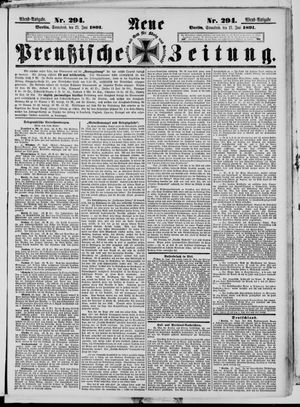Neue preußische Zeitung vom 27.06.1891