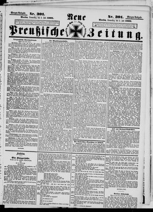 Neue preußische Zeitung vom 02.07.1891