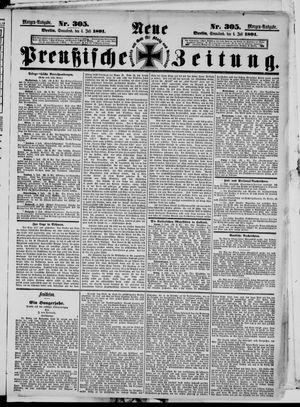 Neue preußische Zeitung vom 04.07.1891