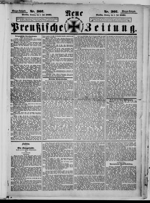 Neue preußische Zeitung vom 05.07.1891