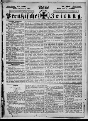 Neue preußische Zeitung vom 07.07.1891
