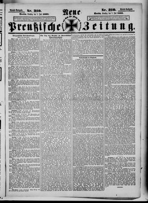 Neue preußische Zeitung vom 07.07.1891
