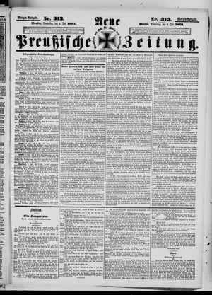 Neue preußische Zeitung vom 09.07.1891