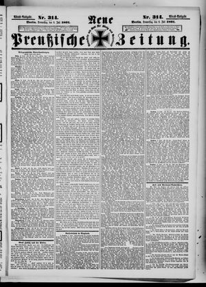 Neue preußische Zeitung vom 09.07.1891