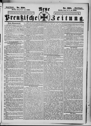 Neue preußische Zeitung vom 17.07.1891