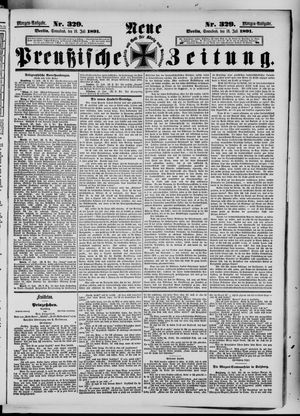 Neue preußische Zeitung vom 18.07.1891