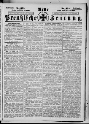Neue preußische Zeitung vom 20.07.1891