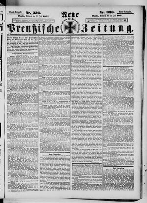 Neue preußische Zeitung vom 22.07.1891