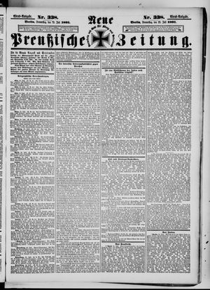 Neue preußische Zeitung vom 23.07.1891